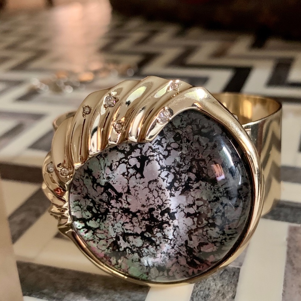 Alexis Bittar statement Cuff Bracelet - Picture 1 of 8